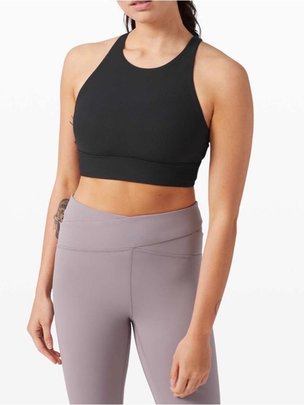 Lululemon Energy Bra High Neck Long Line